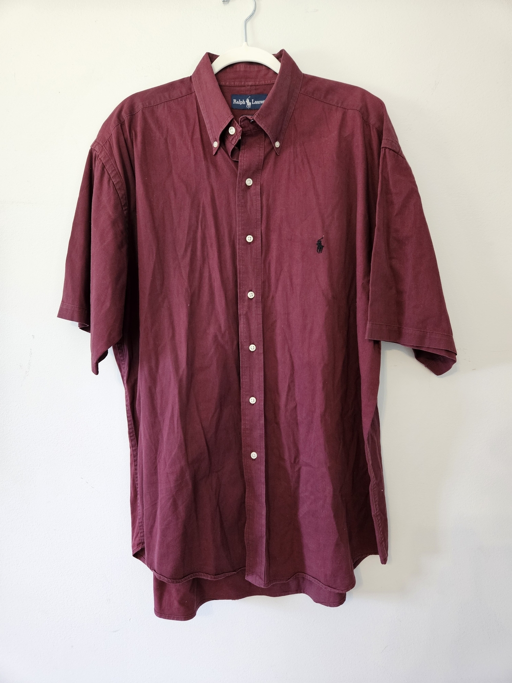 Vintage Ralph Lauren Men's Blake Short-Sleeve Button-Down Shirt
